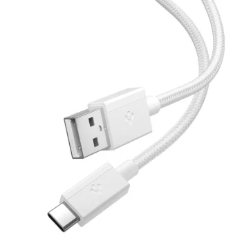 USB-A uz USB-C kabelis Spigen Essential EB6015AC 60W 150 cm, balts