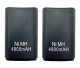 Xbox 360 akumulatoru komplekts ar USB lādētāju, 2 gab., melns