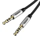 Baseus Yiven Audio Cable Mini Jack 3,5mm AUX, 1.5m, Black+Silver | Audio Vads Kabelis