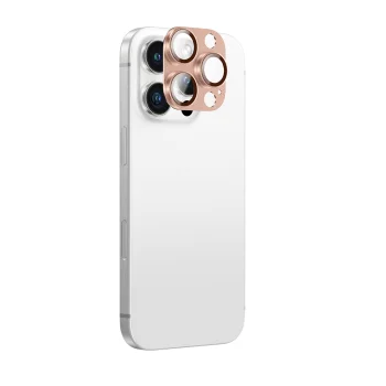 Kameras aizsargstikls AmazingThing iPhone 16 Pro / 16 Pro Max, Rose Gold