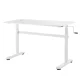 Ergo Office ER-401 W rakstāmgalds ar maināmu augstumu, 140x60cm, balts