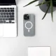 Glitter Case MagSafe Samsung Galaxy A16 5G vāciņš, balts