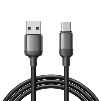 Joyroom S-A62 Lively Series USB-A uz USB-C kabelis 3A 1.2m, melns