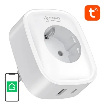 Gosund SP6 16A Viedā Rozete ar USB-C 20W WiFi/Bluetooth