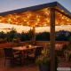 Dārza virtene 20 LED spuldzes, 20m, silti balta