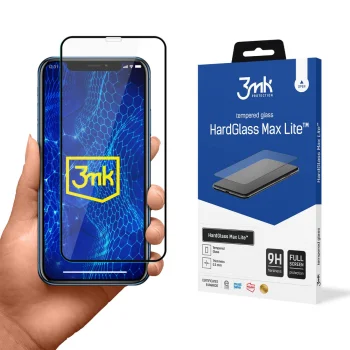 3mk HardGlass Max Lite aizsargstikls Apple iPhone Xr Black