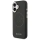 Guess Perforated 4G MagSafe vāciņš iPhone 17 - melns