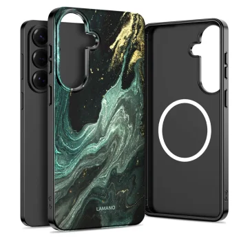Tech-Protect Lamano MagSafe vāciņš priekš Samsung Galaxy A57 5G, Verde Aura