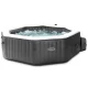 Intex 28458 piepūšamais SPA baseins ar hidromasāžu, 4 personām, 180x71 cm, melns