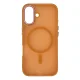Wozinsky Fashion Case MagSafe vāciņš priekš Samsung Galaxy S25, oranžs