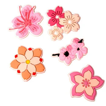 3D uzlīmes TFO Pink blossom, 5 gab.