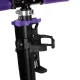 Saliekams bērnu skrejritenis Kruzzel Spidoo ar 200 mm riteņiem, melns/violets