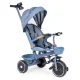 ECOTOYS trīsritenis-ratiņi 2v1 ar rotējošu sēdekli, zils