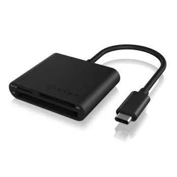 Icy Box IB-CR301-C3 Type-C USB 3.0 atmiņas karšu lasītājs, melns