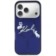 Karl Lagerfeld IML Choupettes MagSafe vāciņš iPhone 17 Pro Max zils