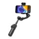Aochuan Smart X2 viedtālruņa stabilizators ar AI sensoru melns