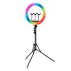 Glow RGB 18\" (45 cm) LED apļveida lampa ar statīvu (45 W)
