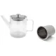 Bredemeijer San Remo 165024 dubultsienu stikla tējkanna ar filtru, 1 l