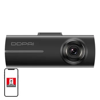 Videoreģistrators DDPAI N1 Dual 1296p WiFi ar aizmugurējo kameru 1080p