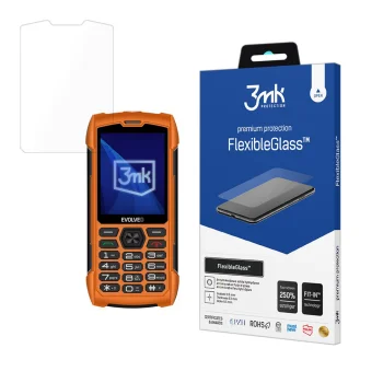 3mk FlexibleGlass hibrīda aizsargstikls priekš Evolveo StrongPhone H1