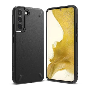 Samsung Galaxy S22+ Plus 5G (SM-S906) Ringke Onyx Durable TPU Case Cover, Black | Telefona Vāciņš Maciņš Bampers...