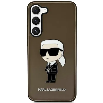 Karl Lagerfeld Samsung Galaxy S23 vāciņš Ikonik Karl Melns