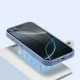 Dux Ducis Lawa ādas vāciņš iPhone 16 Pro Max ar noņemamu magnētisku maku, zils