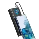 Baseus Amblight Ārējais Portatīvais Akumulators 30000 mAh ar Displeju, (QC3.0, PD, 3A, 65W), Melns | Portable...