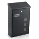 Humberg HM-864 Pasta kastīte 39.5x25.5x12 cm, Melna