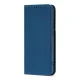 Hurtel Samsung Galaxy A12 5G atverams vāciņš maciņš grāmatiņa Magnet Card Case, zils