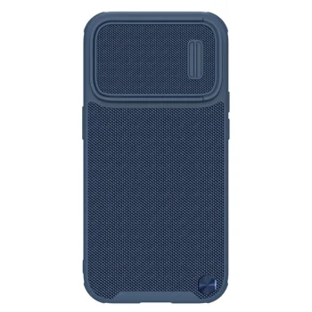 Nillkin iPhone 14 Pro Max vāciņš Textured S Case ar kameras aizsargu, zils