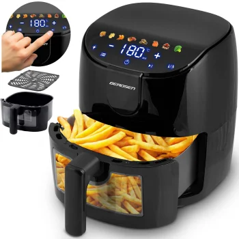 Berdsen Bd-658 Karstā Gaisa Fritjieris 4L 1500W, Melns