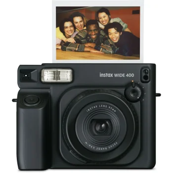 Fujifilm Instax Wide 400 momentkamera, melna