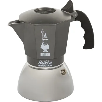 Bialetti Brikka Induction espresso kafijas automāts 4 tasītēm Antracīta