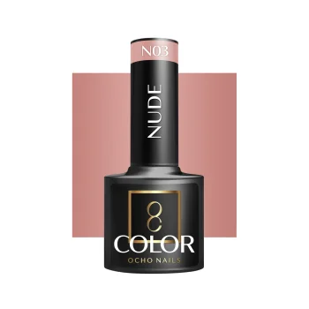 Ocho Nails Nude N03 hibrīda nagu laka, 5 g