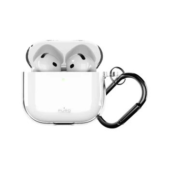 Aizsargmaciņš Puro 0.3 Nude priekš AirPods 4, caurspīdīgs
