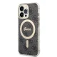 Guess 4G Print MagSafe komplekts iPhone 13 Pro: vāciņš un lādētājs, melns