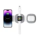 Tech-Protect QI15W-A32 3-in-1 MagSafe bezvadu lādētājs - pelēks