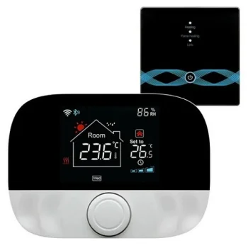 TUYA programmējams bezvadu termostats gāzes katlam, Wi-Fi, RF 433MHz, 3A