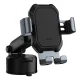 Baseus Gravity Car Mount Dashboard Windshield Phone Bracket Holder, Black | Automašīnas Telefona Turētājs
