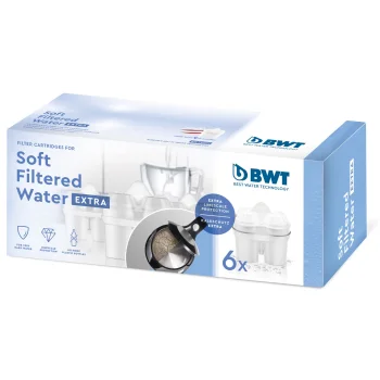 BWT Soft Filtered Water EXTRA 814560 ūdens filtra kasetnes, 6 gab., baltas