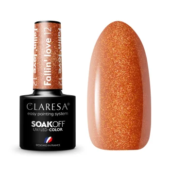 Claresa Fallin' Love 12 gēla laka, 5 g