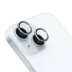 3mk Lens Protection Pro kameras aizsargstikls ar zilu rāmi priekš iPhone 15