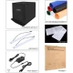 Fotostudijas telts Puluz PU5040EU 40cm, LED 2400 lm