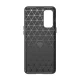 Oneplus Nord 2 5G Carbon Flexible Cover TPU Case, Black | Telefona Maciņš Vāciņš Apvalks Bampers