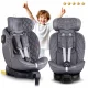 Nukido Prestige Line bērnu autokrēsliņš, 0-36 kg, Isofix, pelēks