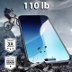 ESR Armorite aizsargstikls iPhone 16, melns rāmis