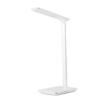 Huslog galda lampa ar bezvadu lādētāju OW-390202, balta
