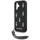 Karl Lagerfeld Saffiano Crystals w/Chain vāciņš Apple iPhone 16, Melns