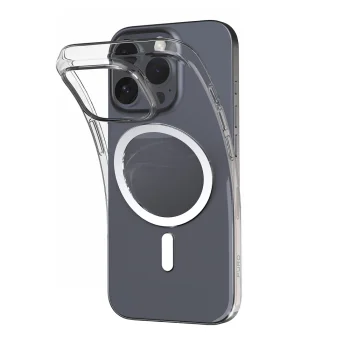 Puro 03 Mag MagSafe vāciņš iPhone 16 Pro Max, caurspīdīgs
